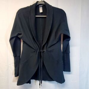 Champion Black Athletic Athleisure Sweatshirt Cardigan.